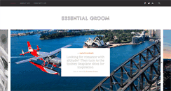 Desktop Screenshot of essentialgroom.com.au