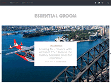 Tablet Screenshot of essentialgroom.com.au